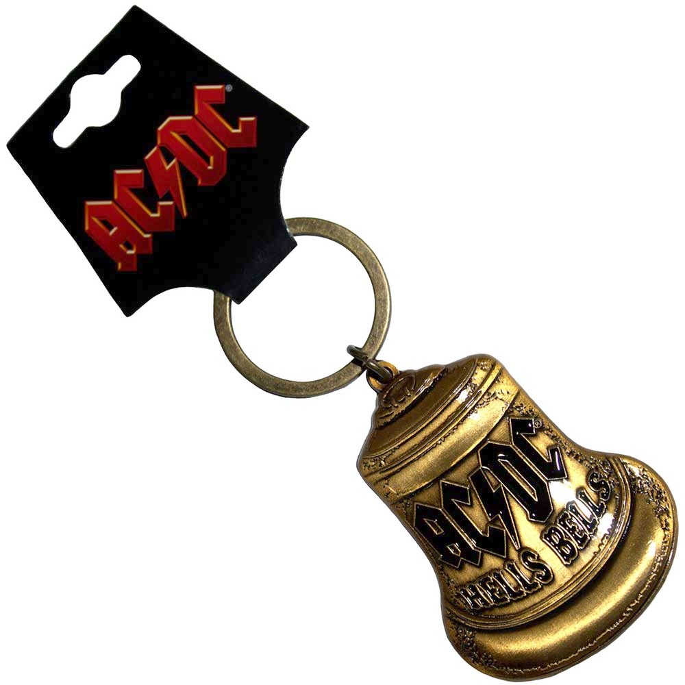 AC/DC - Hells Bells Schlüsselring - Goldfarben